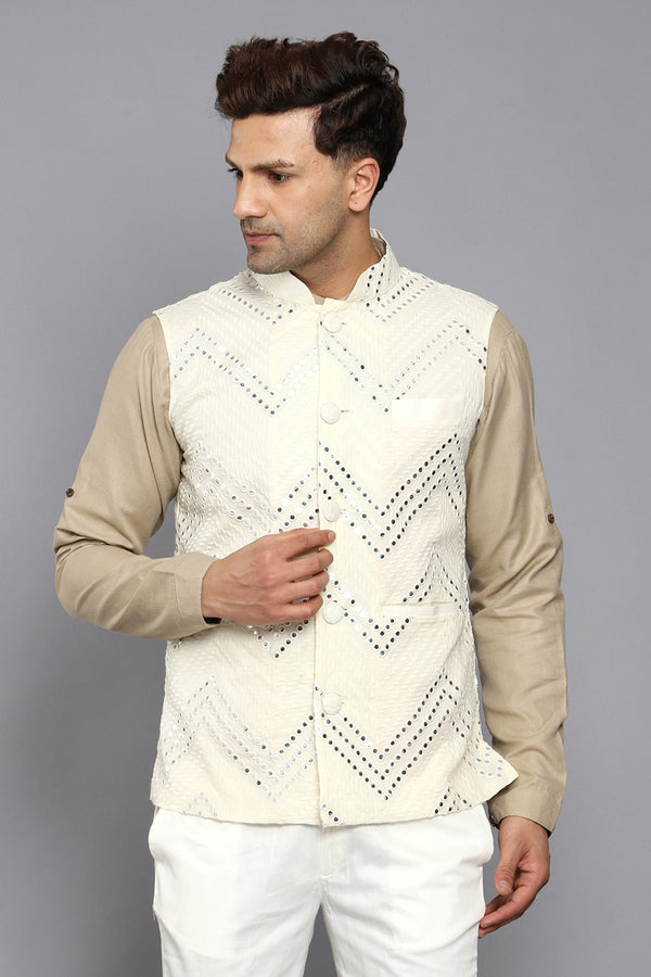 OFF WHITE CHEVRON ABLA EMBRIODERED BANDI