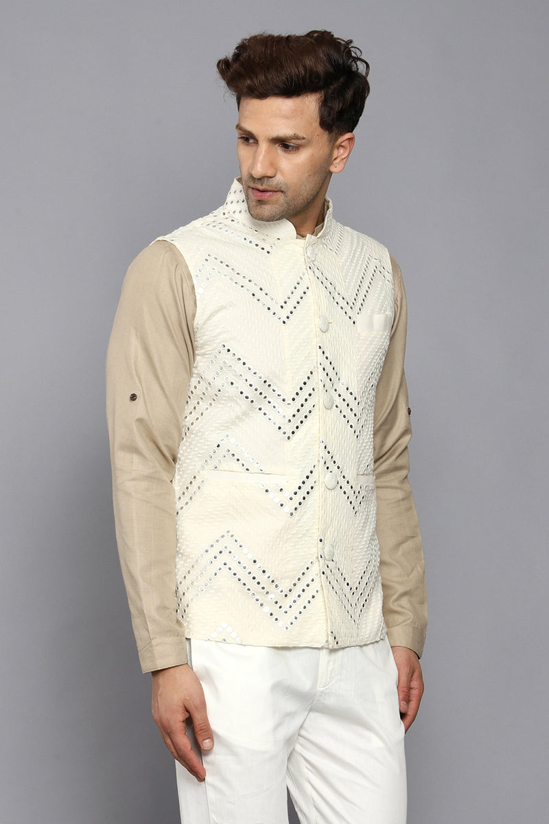 OFF WHITE CHEVRON ABLA EMBRIODERED BANDI