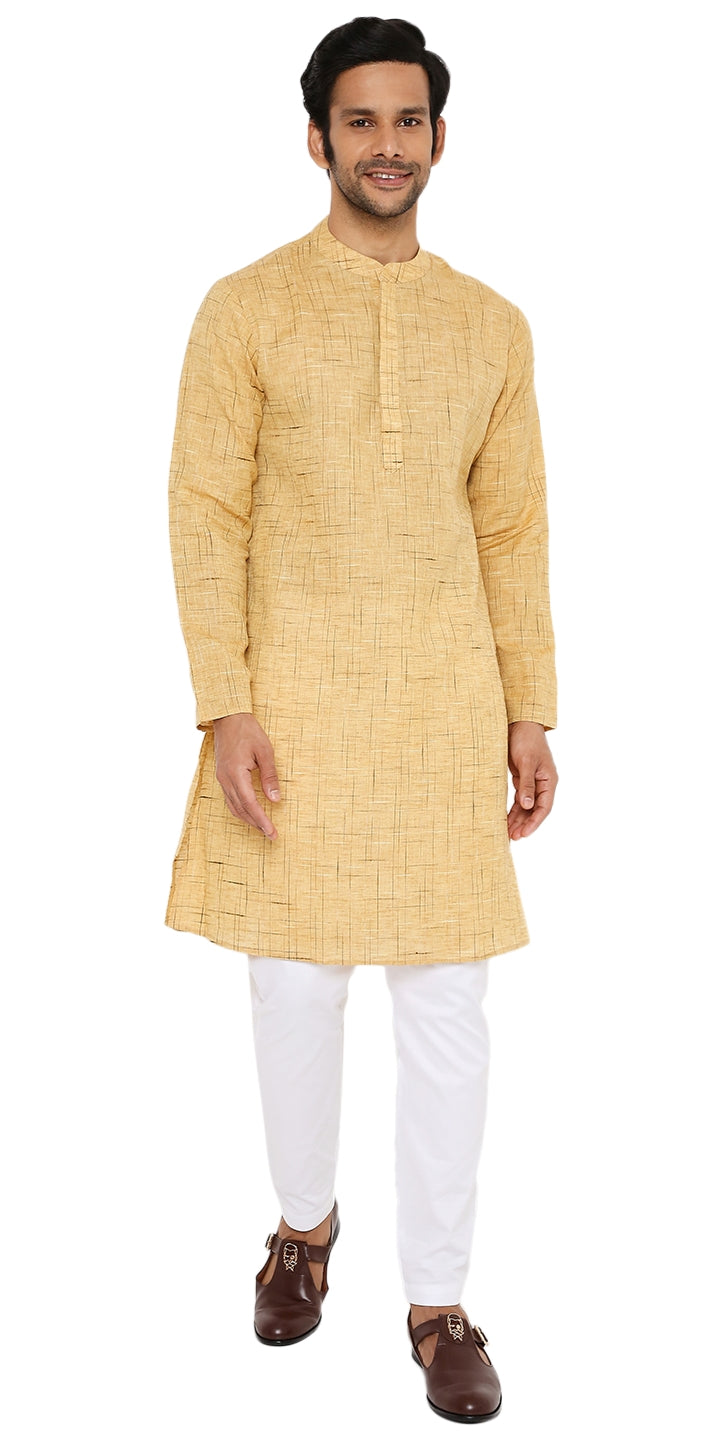 BE DESI MEN COTTON KHADI KURTA