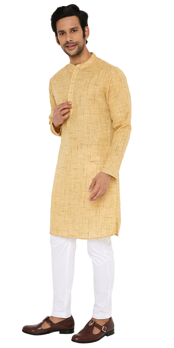 BE DESI MEN COTTON KHADI KURTA
