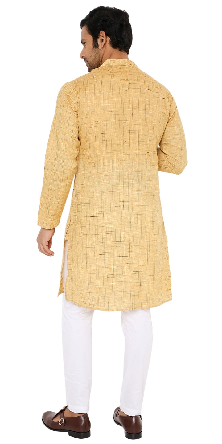 BE DESI MEN COTTON KHADI KURTA