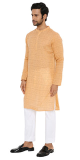 Be Desi Men's Pure Cotton Khadi kurta 