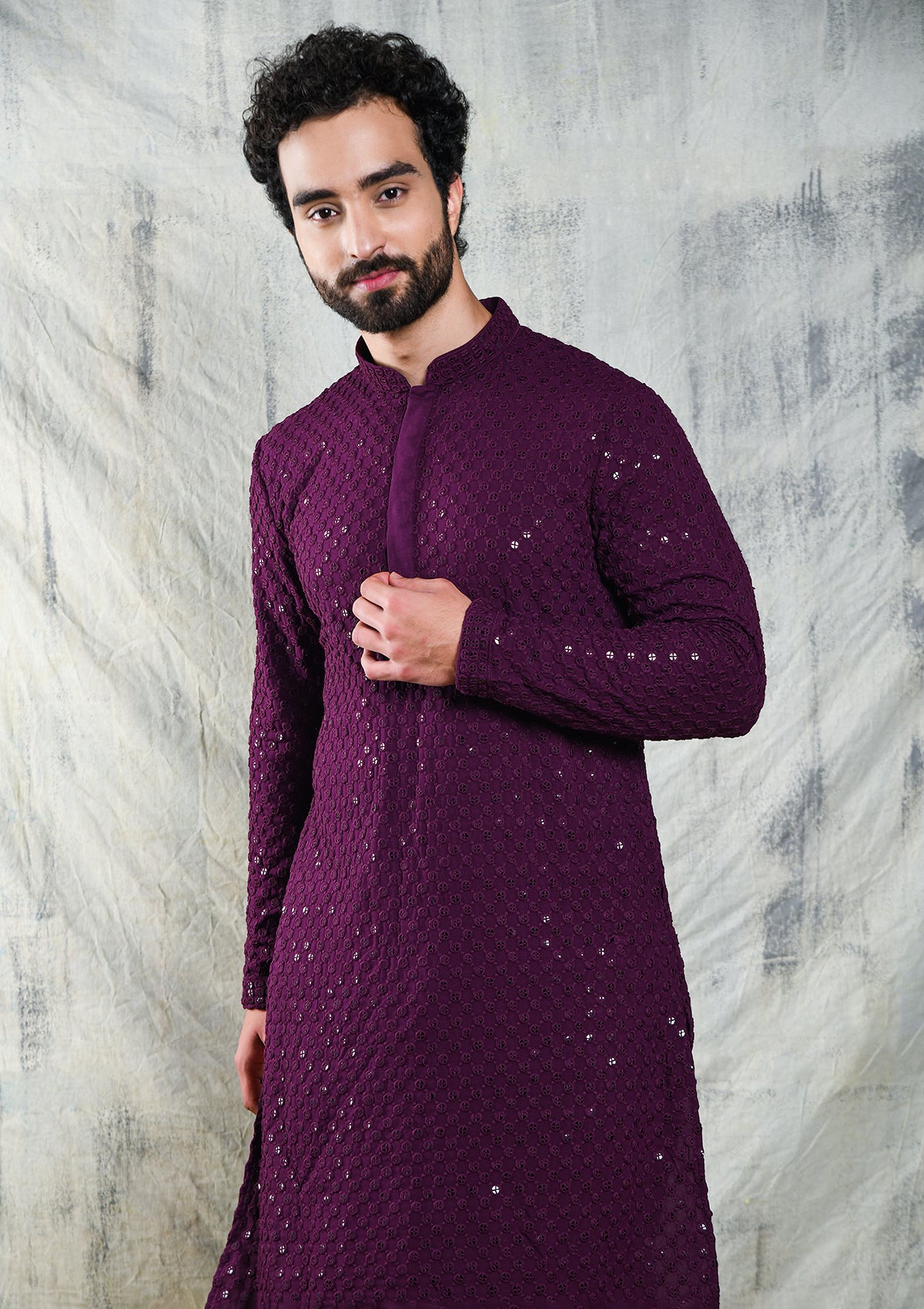Wine color kurta pajama deals