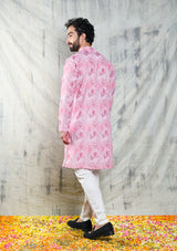 Designer kurta pajama with sequins embroidery